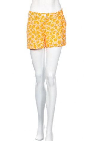 Дамски къс панталон Love Moschino, Размер S, Цвят Жълт, Коприна, Цена 91,20 лв.