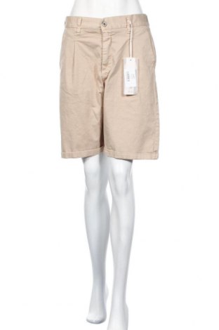 Γυναικείο κοντό παντελόνι Please, Μέγεθος L, Χρώμα  Μπέζ, 98% βαμβάκι, 2% ελαστάνη, Τιμή 30,67 €