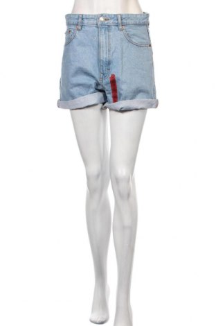 Γυναικείο κοντό παντελόνι Pull&Bear, Μέγεθος M, Χρώμα Μπλέ, Βαμβάκι, Τιμή 23,71 €