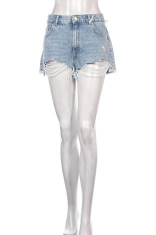 Γυναικείο κοντό παντελόνι Pull&Bear, Μέγεθος M, Χρώμα Μπλέ, Βαμβάκι, Τιμή 12,63 €