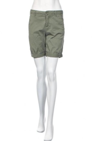 Γυναικείο κοντό παντελόνι Tom Tailor, Μέγεθος M, Χρώμα Πράσινο, 98% βαμβάκι, 2% ελαστάνη, Τιμή 20,36 €