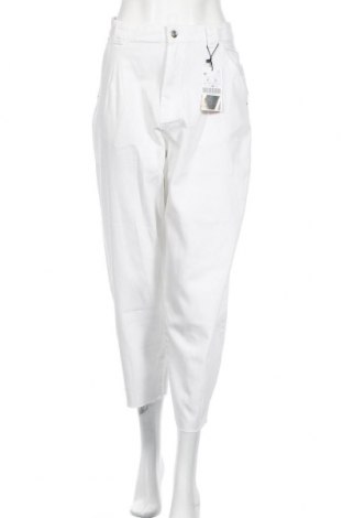Дамски панталон Lefties, Размер L, Цвят Бял, Памук, Цена 12,42 лв.