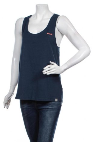 Γυναικείο αμάνικο μπλουζάκι Bench, Μέγεθος M, Χρώμα Μπλέ, Τιμή 18,25 €