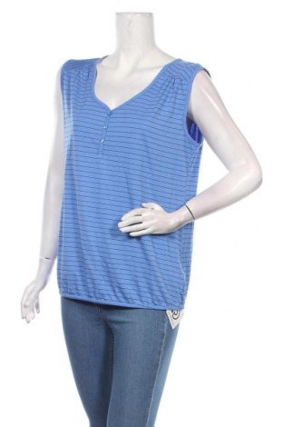 Γυναικείο αμάνικο μπλουζάκι H.I.S, Μέγεθος L, Χρώμα Μπλέ, Τιμή 11,75 €