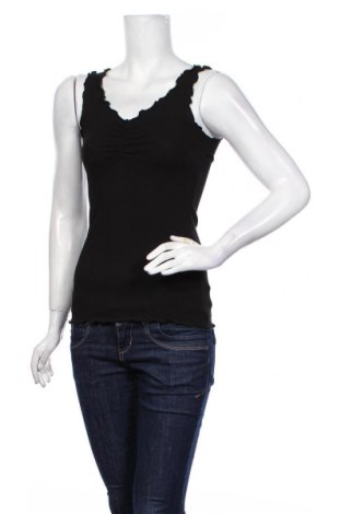 Γυναικείο αμάνικο μπλουζάκι ONLY, Μέγεθος M, Χρώμα Μαύρο, 95% βαμβάκι, 5% ελαστάνη, Τιμή 7,01 €