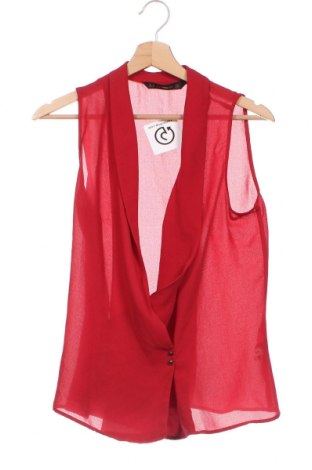Γυναικείο αμάνικο μπλουζάκι Zara, Μέγεθος XS, Χρώμα Κόκκινο, Τιμή 12,99 €