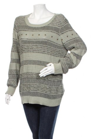 Дамски пуловер Amy Vermont, Размер L, Цвят Зелен, Памук, Цена 40,80 лв.