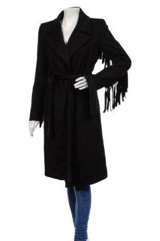 Дамско палто Liu Jo, Размер XS, Цвят Черен, 70% вълна, 30% полиестер, Цена 539,25 лв.