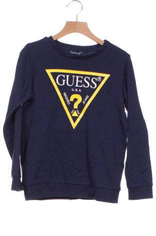 Детска блуза Guess, Размер 8-9y/ 134-140 см, Цвят Син, Памук, Цена 66,75 лв.