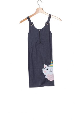 Детска рокля Denokids, Размер 6-7y/ 122-128 см, Цвят Син, Памук, Цена 11,80 лв.