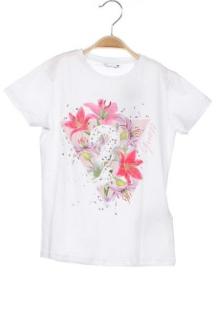 Dziecięcy T-shirt Guess, Rozmiar 7-8y/ 128-134 cm, Kolor Biały, 95% bawełna, 5% elastyna, Cena 117,94 zł