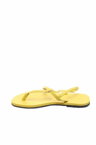 Детски сандали Havaianas, Размер 33, Цвят Жълт, Еко кожа, Цена 29,40 лв.