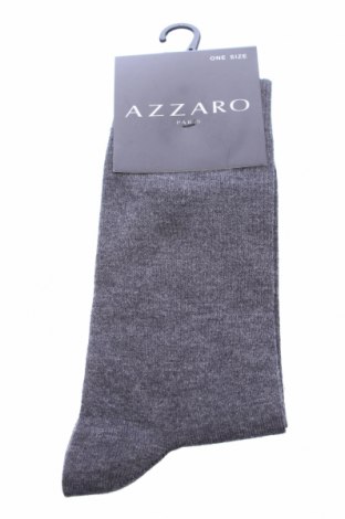 Чорапи Azzaro, Размер M, Цвят Сив, 85% памук, 12% полиамид, 3% еластан, Цена 37,92 лв.
