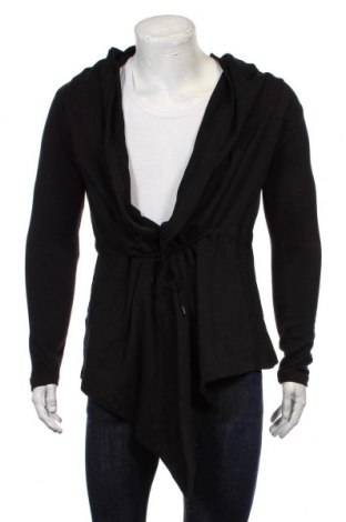 Jachetă tricotată de bărbați Urban Classics, Mărime S, Culoare Negru, 80% bumbac, 20% poliester, Preț 40,46 Lei