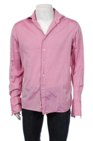 Męska koszula Hugo Boss, Rozmiar XL, Kolor Różowy, 100% bawełna, Cena 249,49 zł