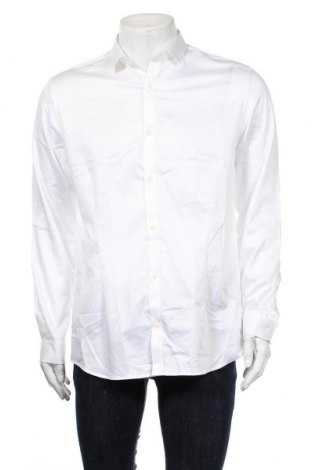 Ανδρικό πουκάμισο Jack & Jones, Μέγεθος XL, Χρώμα Λευκό, 98% βαμβάκι, 2% ελαστάνη, Τιμή 22,12 €