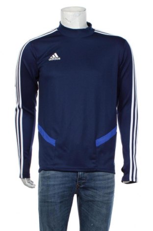 Мъжка спортна блуза Adidas, Размер M, Цвят Син, Полиестер, Цена 39,60 лв.