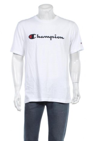 Herren T-Shirt Champion, Größe XL, Farbe Weiß, Baumwolle, Preis 20,21 €