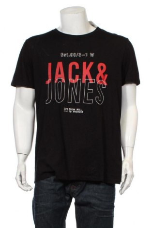 Męski T-shirt Core By Jack & Jones, Rozmiar XL, Kolor Czarny, Bawełna, Cena 46,78 zł