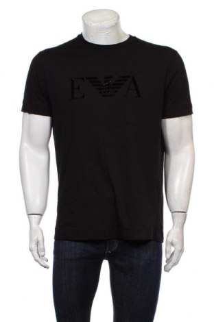 Ανδρικό t-shirt Emporio Armani, Μέγεθος XL, Χρώμα Μαύρο, Βαμβάκι, Τιμή 70,59 €