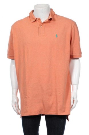 Męski T-shirt Polo By Ralph Lauren, Rozmiar XXL, Kolor Pomarańczowy, Cena 140,74 zł