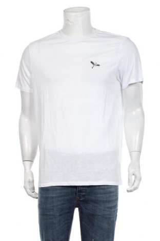 Мъжка тениска Threadbare, Размер L, Цвят Бял, Памук, Цена 8,80 лв.