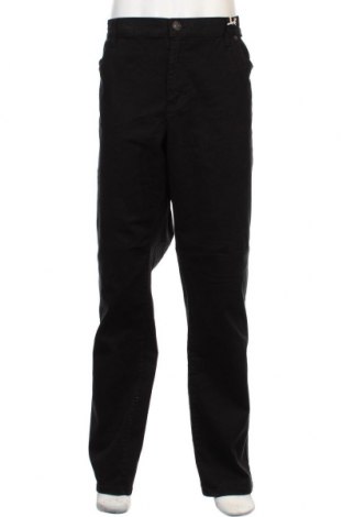 Męskie spodnie Man's World, Rozmiar 4XL, Kolor Czarny, 98% bawełna, 2% elastyna, Cena 137,94 zł