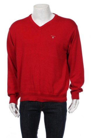 Ανδρικό πουλόβερ Gant, Μέγεθος XL, Χρώμα Κόκκινο, Βαμβάκι, Τιμή 54,43 €