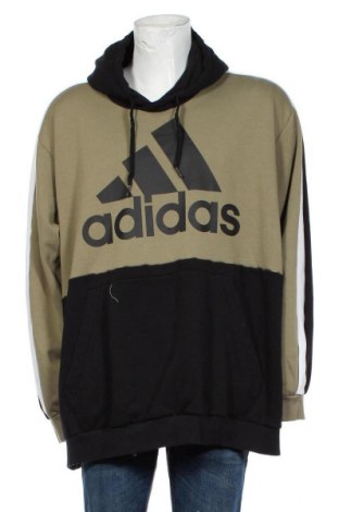Herren Sweatshirt Adidas, Größe 4XL, Farbe Schwarz, 53% Baumwolle, 36% Polyester, 11% Viskose, Preis 44,69 €