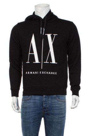 Herren Sweatshirt Armani Exchange, Größe M, Farbe Schwarz, Baumwolle, Preis 106,81 €