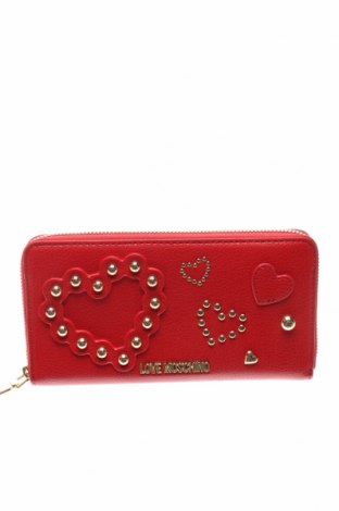 Πορτοφόλι Love Moschino, Χρώμα Κόκκινο, Δερματίνη, Τιμή 78,14 €