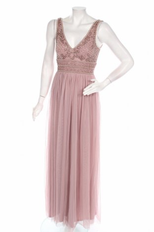 Рокля Lace & Beads, Размер S, Цвят Розов, Полиестер, Цена 156,75 лв.