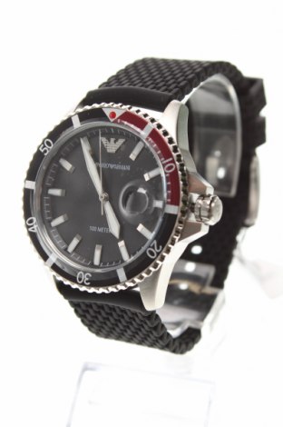 Часовник Emporio Armani, Цвят Черен, Цена 629,00 лв.