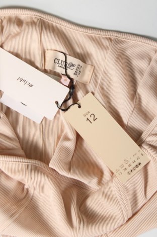 Дамска блуза Club L, Размер M, Цвят Бежов, Цена 4,08 лв.