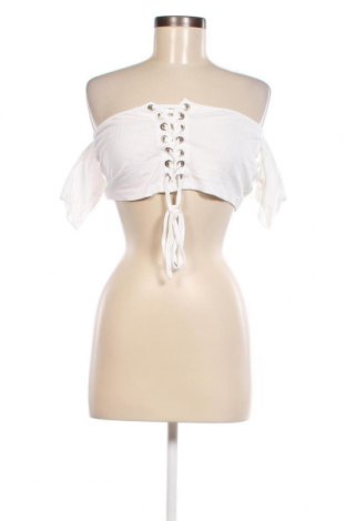 Γυναικεία μπλούζα Missguided, Μέγεθος L, Χρώμα Λευκό, Τιμή 3,52 €