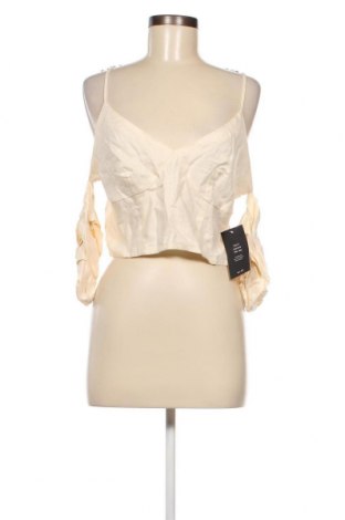 Γυναικεία μπλούζα NA-KD, Μέγεθος L, Χρώμα Εκρού, Τιμή 3,71 €