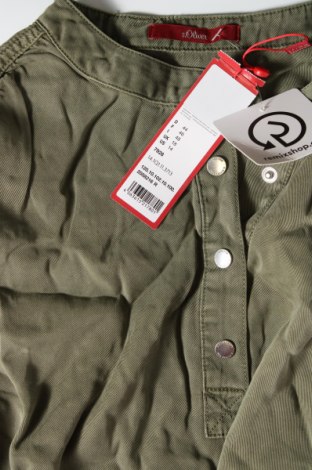 Γυναικεία μπλούζα S.Oliver, Μέγεθος XL, Χρώμα Πράσινο, Τιμή 3,34 €