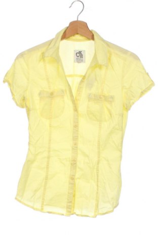 Γυναικείο πουκάμισο Clockhouse, Μέγεθος XS, Χρώμα Κίτρινο, Τιμή 1,92 €