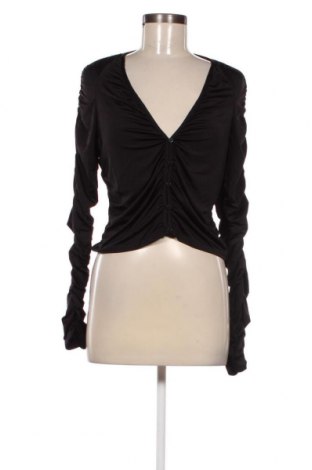 Γυναικείο πουκάμισο Weekday, Μέγεθος L, Χρώμα Μαύρο, Τιμή 3,90 €