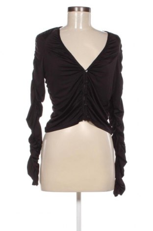 Γυναικείο πουκάμισο Weekday, Μέγεθος L, Χρώμα Μαύρο, Τιμή 5,20 €