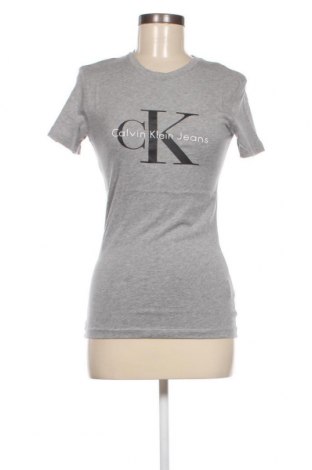 Tricou de femei Calvin Klein Jeans, Mărime XS, Culoare Gri, Preț 177,63 Lei