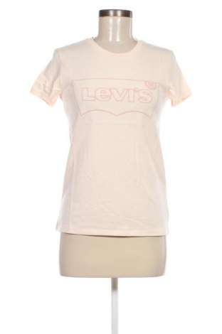 Дамска тениска Levi's, Размер XS, Цвят Екрю, Цена 31,90 лв.