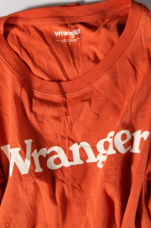Дамска тениска Wrangler, Размер S, Цвят Оранжев, Цена 17,40 лв.