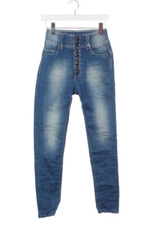 Дамски дънки Newplay Jeans, Размер XXS, Цвят Син, Цена 6,90 лв.