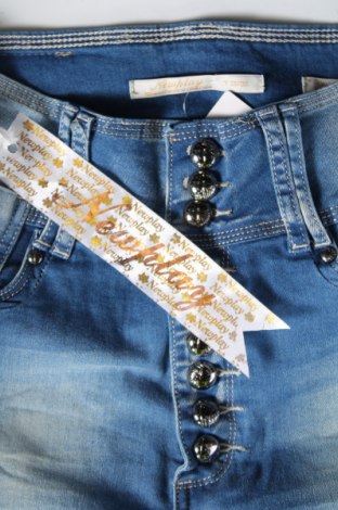 Дамски дънки Newplay Jeans, Размер XXS, Цвят Син, Цена 6,90 лв.
