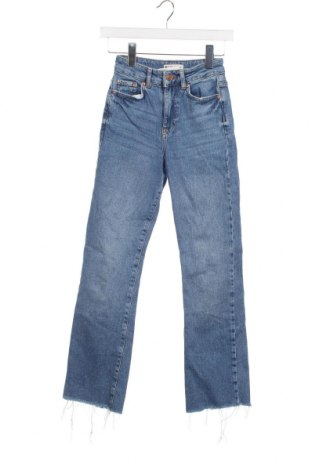 Дамски дънки Perfect Jeans By Gina Tricot, Размер XXS, Цвят Син, Цена 18,00 лв.