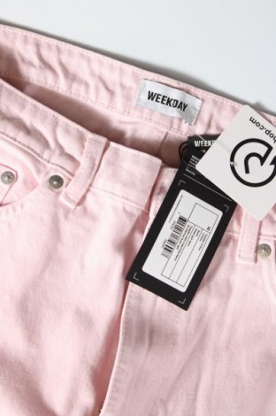 Damen Jeans Weekday, Größe L, Farbe Rosa, Preis 42,27 €
