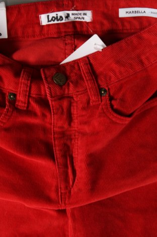 Дамски джинси Lois, Размер XS, Цвят Червен, Цена 146,00 лв.