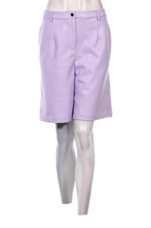 Дамски къс кожен панталон Jana Ina, Размер L, Цвят Розов, Цена 72,00 лв.