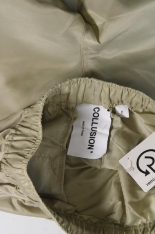 Дамски къс панталон Collusion, Размер XS, Цвят Зелен, Цена 54,00 лв.